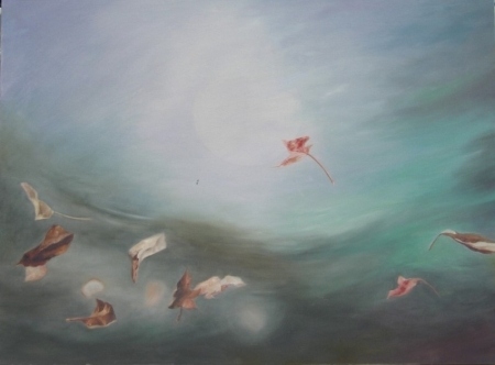 Suspended 95 x 70 cms